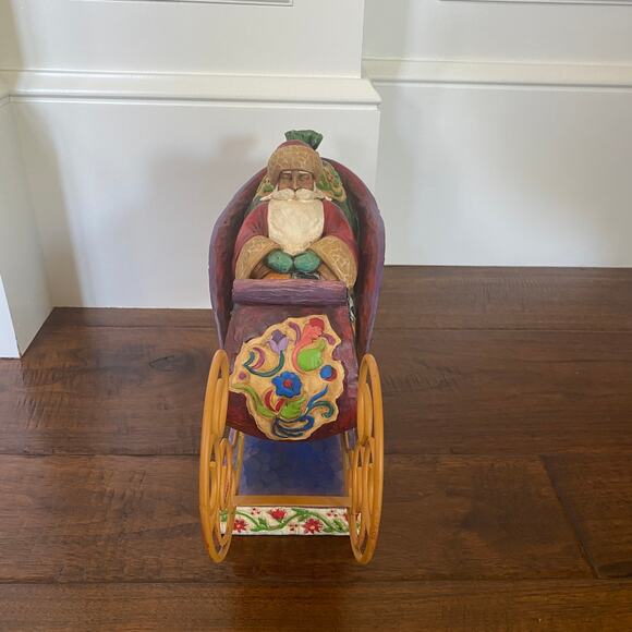 2004 Jim Shore Delivering Joy Heartwood Creek Santa Sleigh - Picture 6 of 8